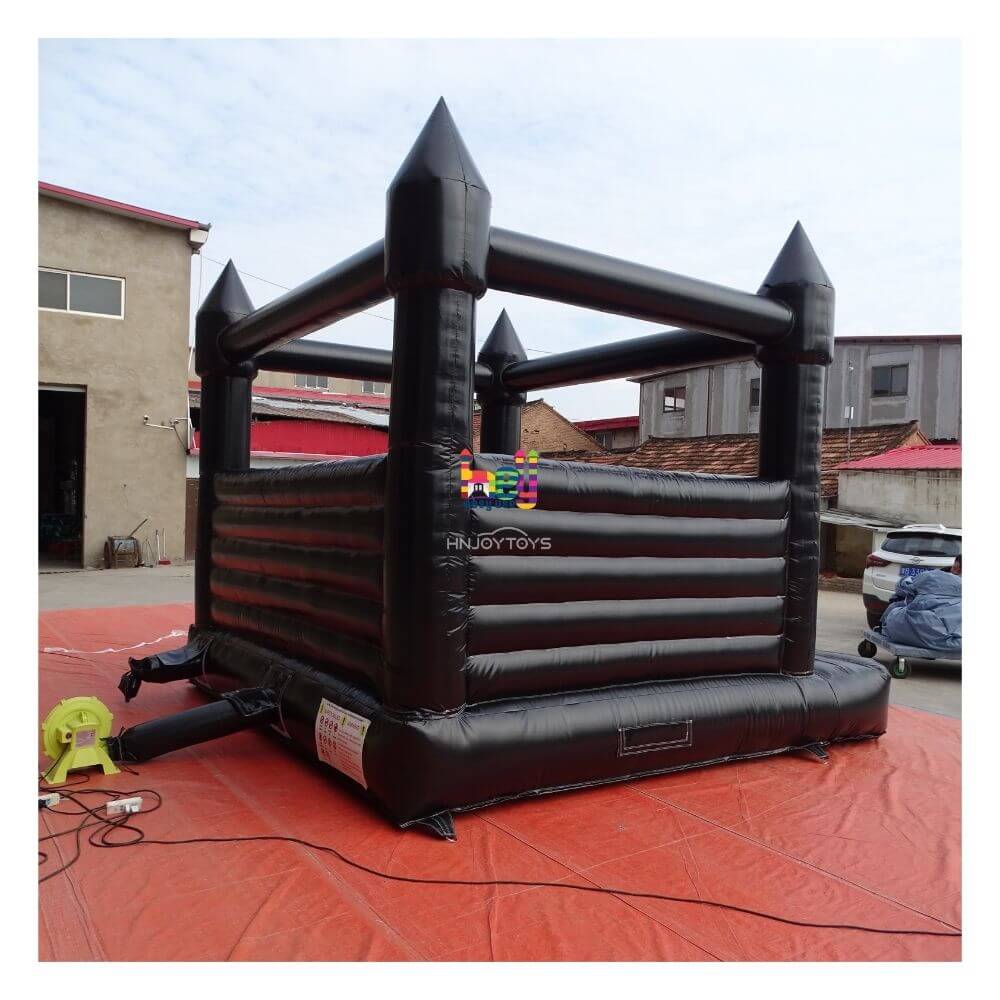 commercial rental inflatable black bounce house