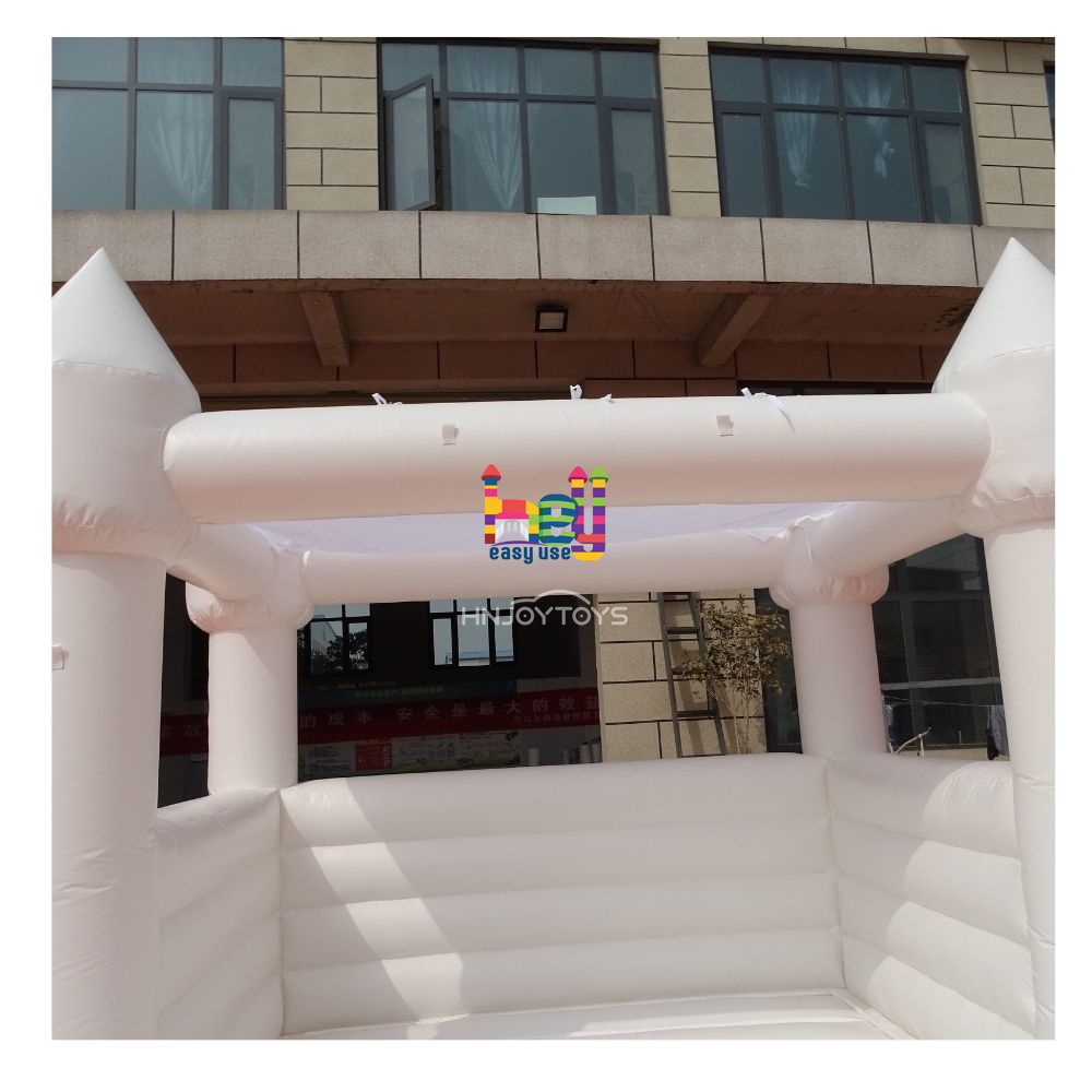 party decoration commercial inflatable white bounce house for event