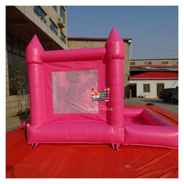 popular modern pink bounce slide inflatable