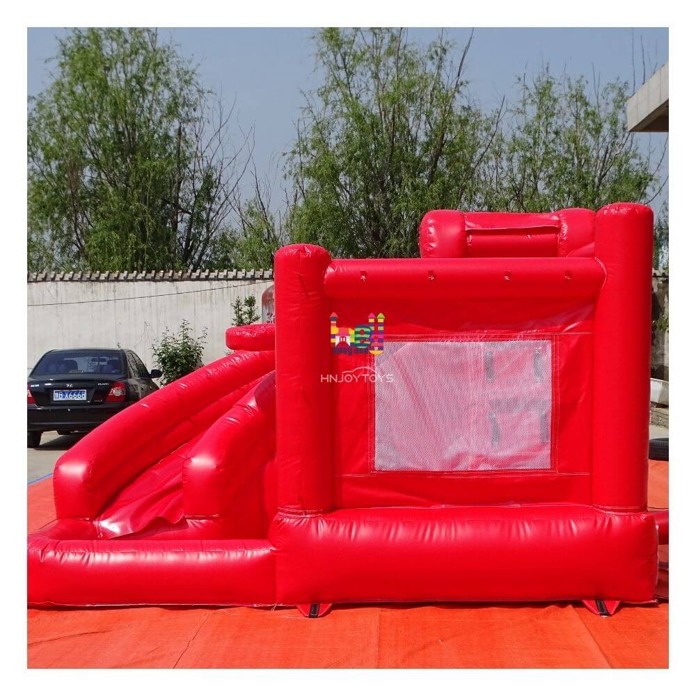 carnival using inflatable red bounce