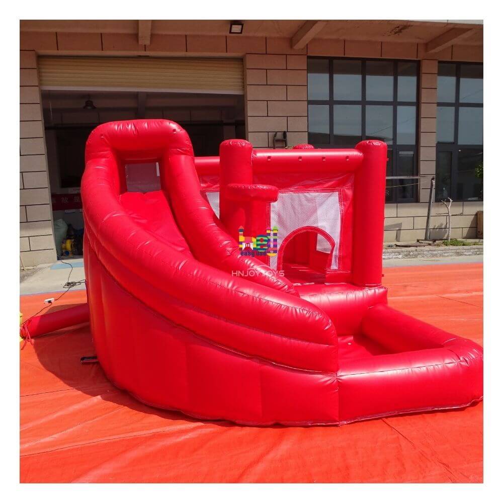 carnival using inflatable red bounce
