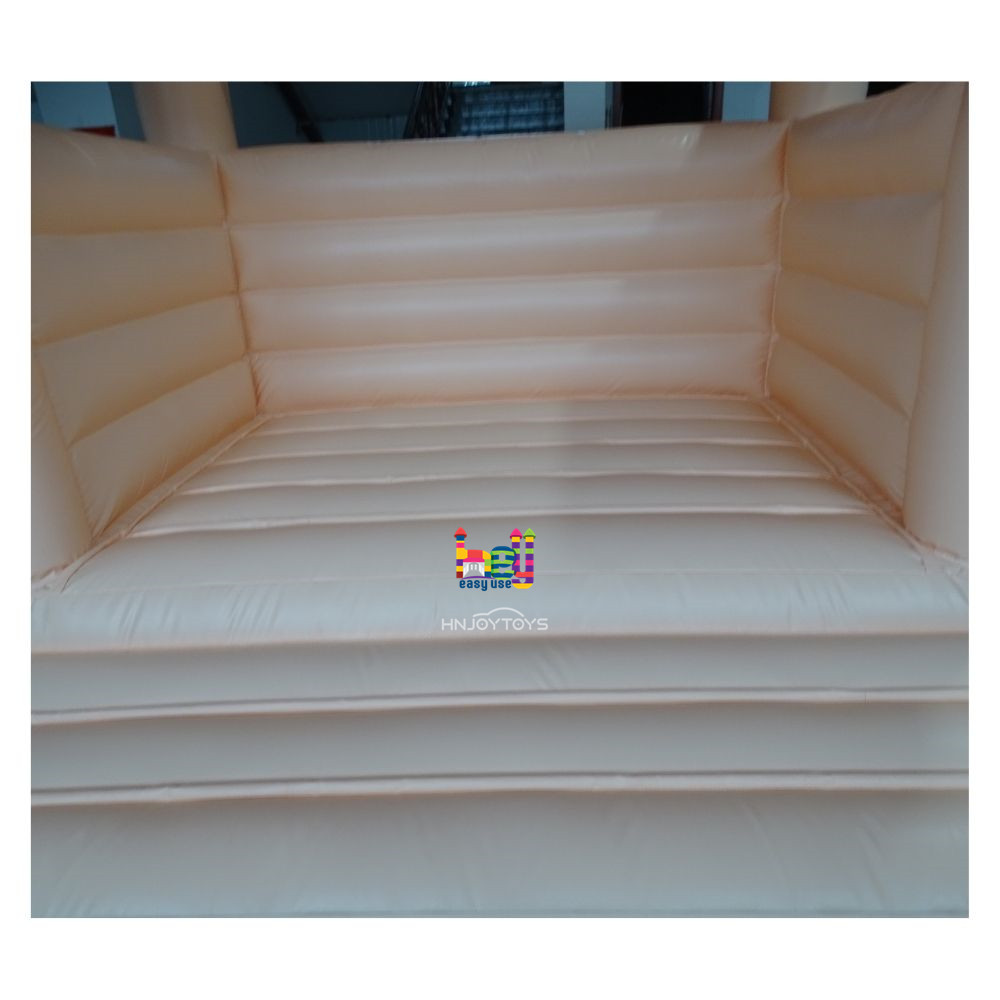 fantasy castle inflatable bounce house pastel