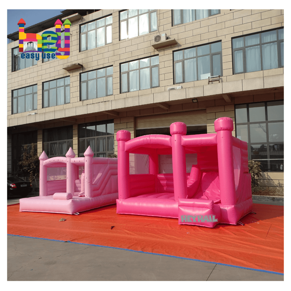 customized inflatable bounce castle with enclosure