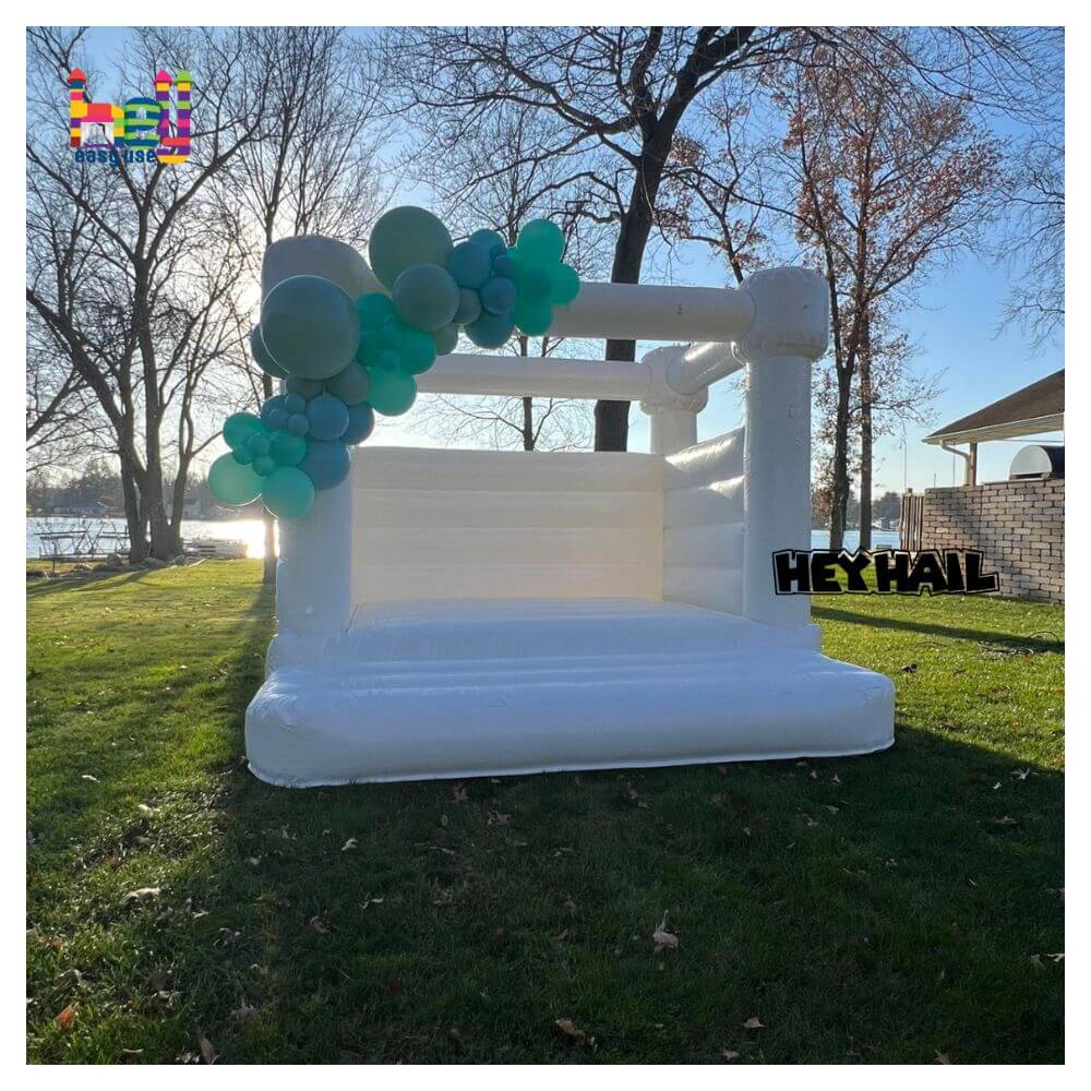 white inflatable jumper