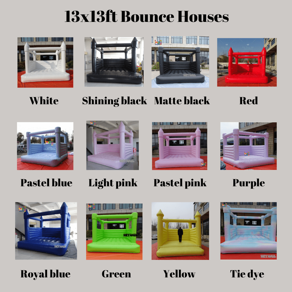 White Bounce House With Slide And Ball Pit Ready To Ship