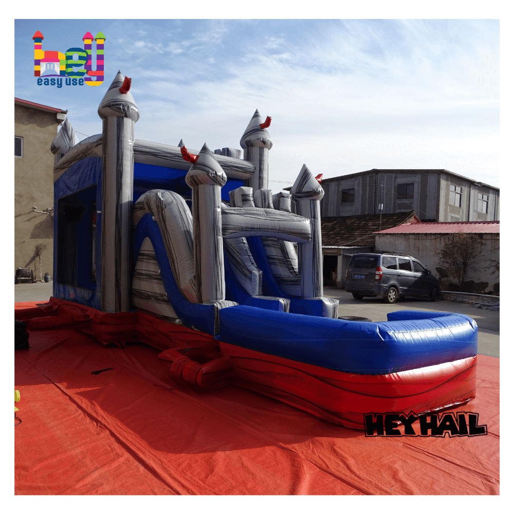 PVC Inflatable Bounce House With Slide Inflatable Bouncer Combo