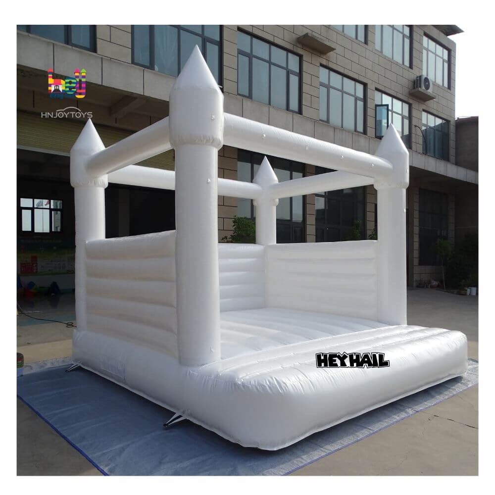 large white bounce house