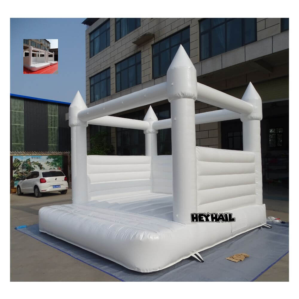 large white bounce house
