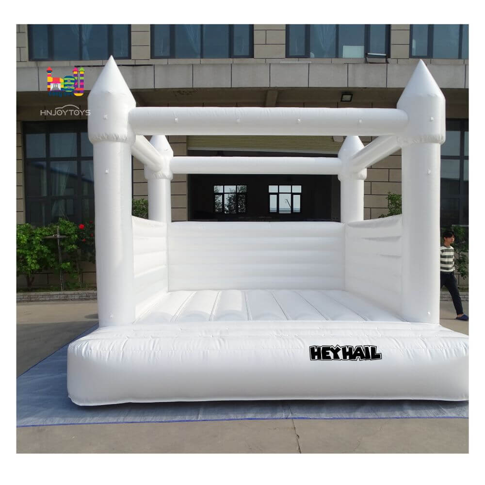 large white bounce house