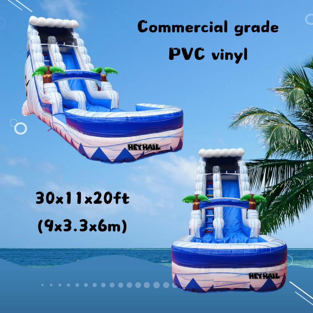 high quality PVC inflatable bouncy slide