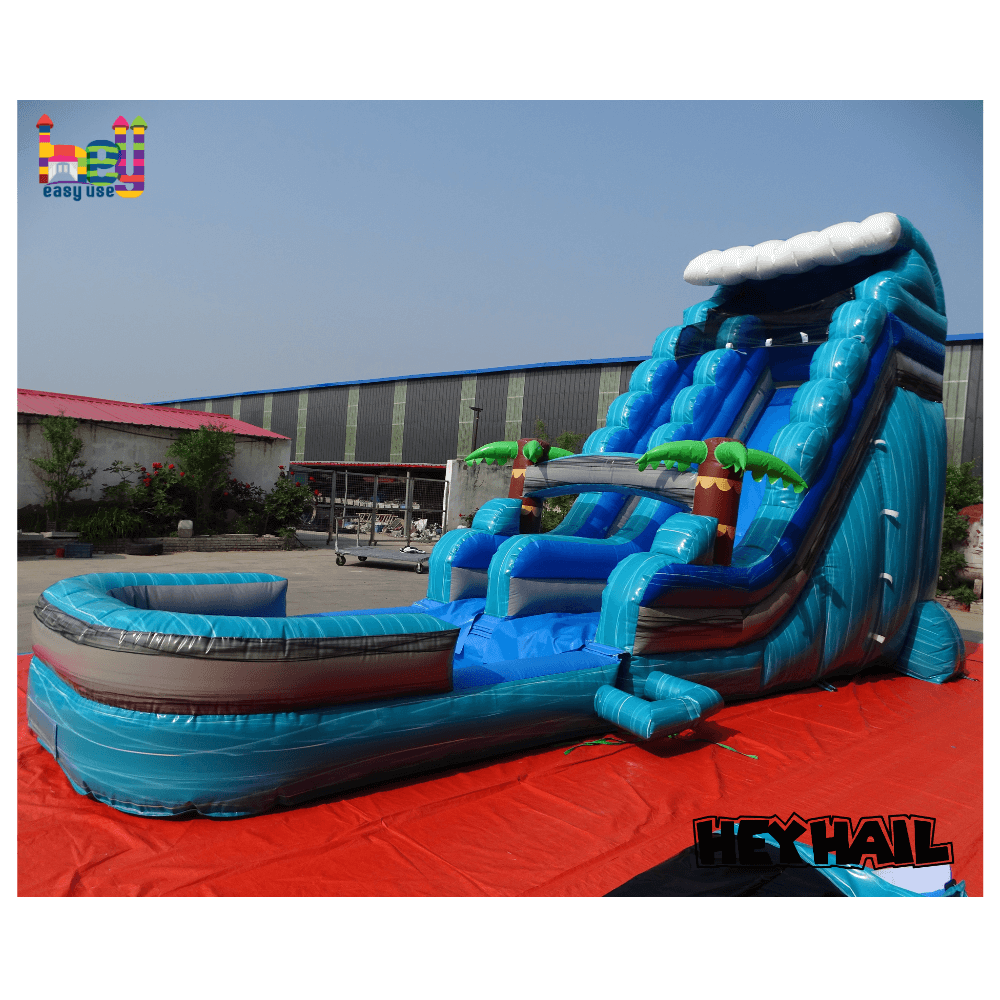 outdoor giant inflatable water slide