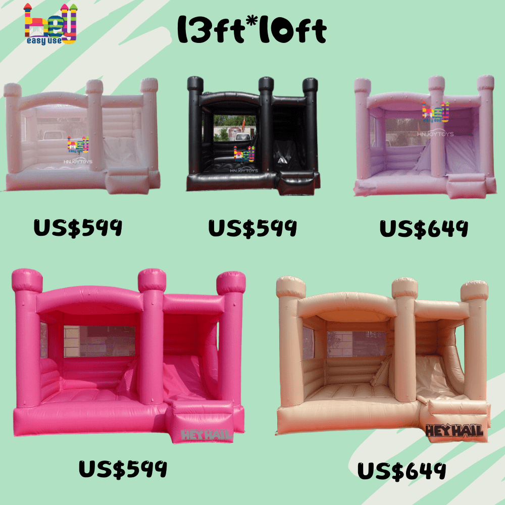 combo water slide bounce house