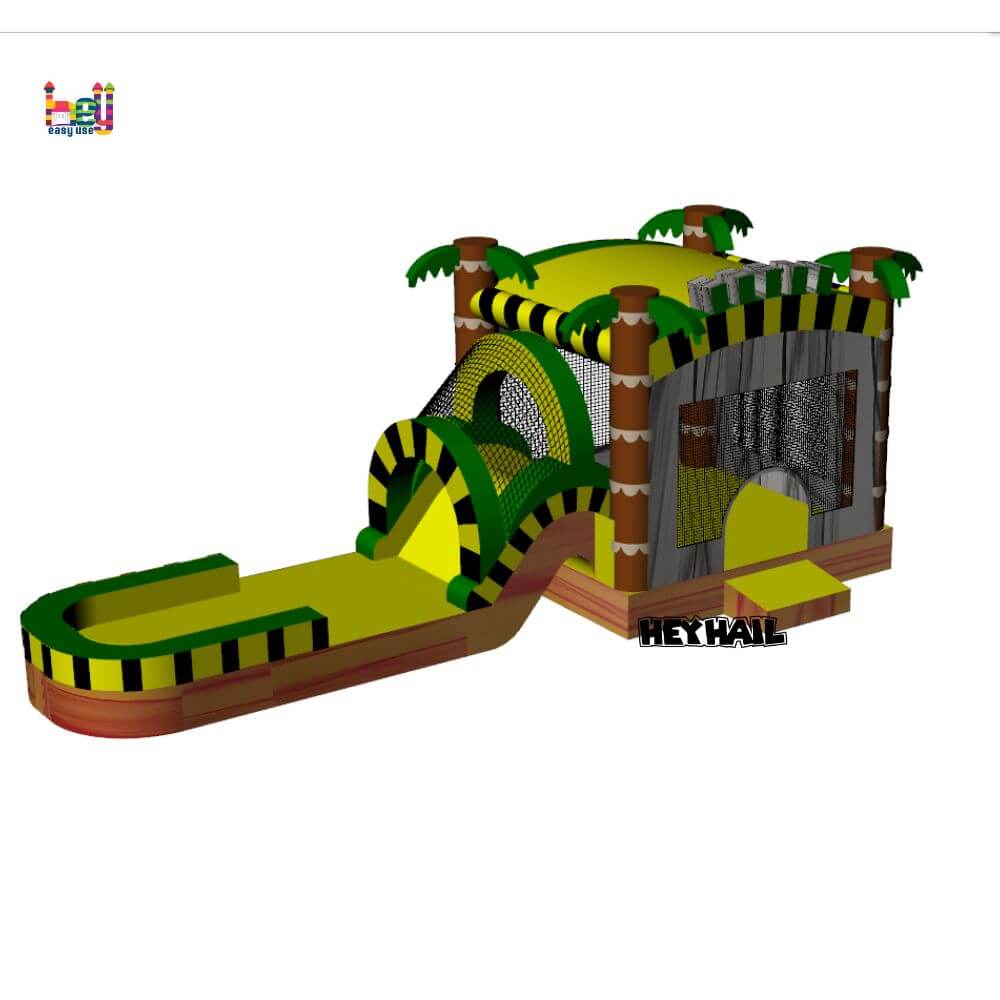 outdoor moonwalk ultimate combo inflatable bounce house