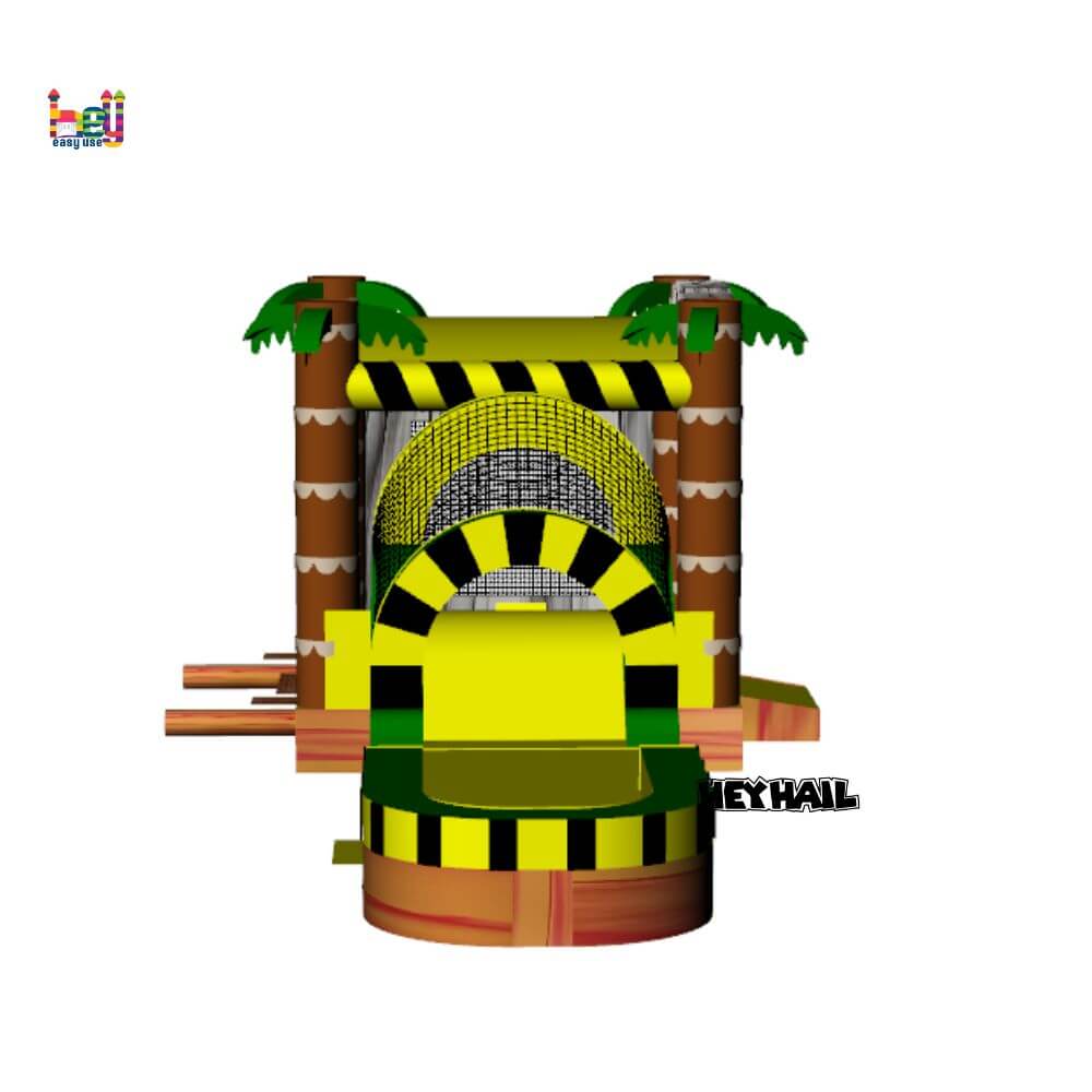 outdoor moonwalk ultimate combo inflatable bounce house