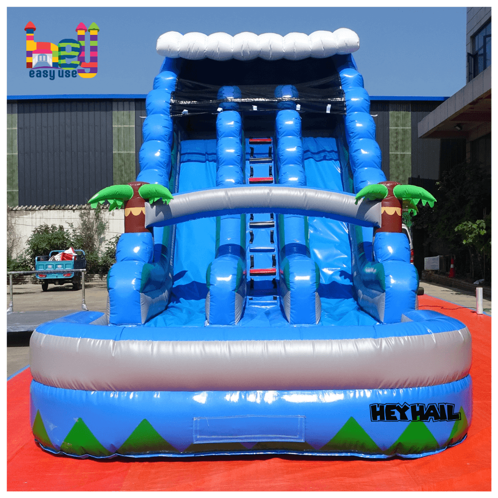 PVC inflatable pool water slides for sale