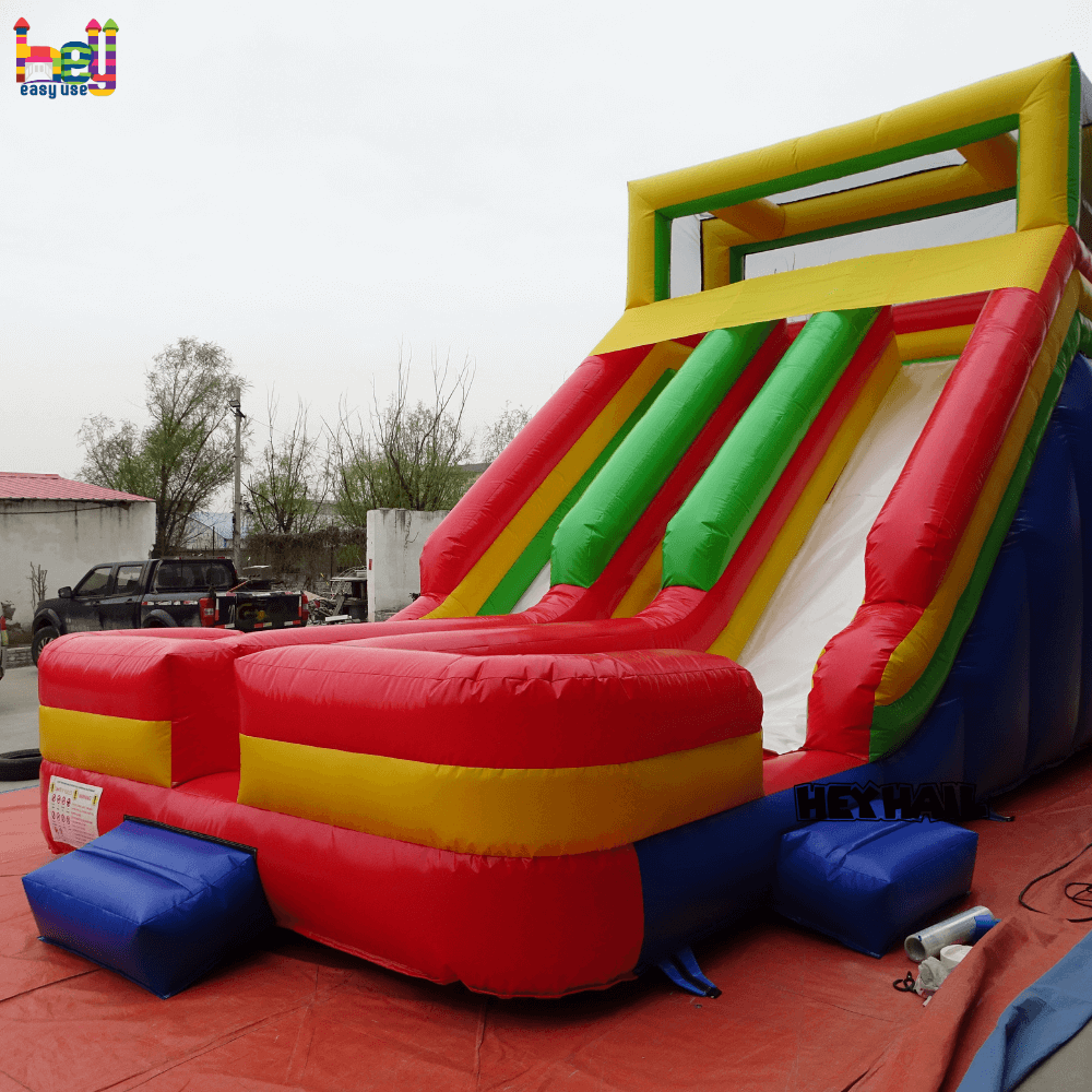 funny party commercial grade PVC inflatable dry slide
