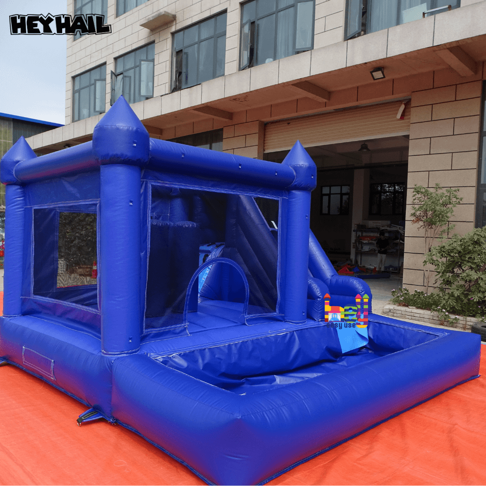 bounce houses and slides