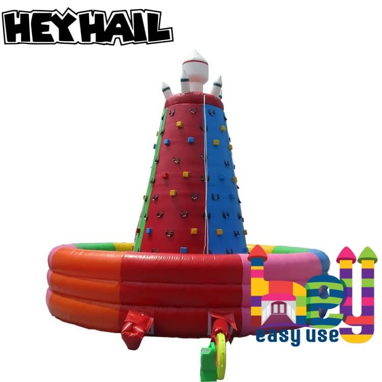 commercial grade inflatable climbing wall games