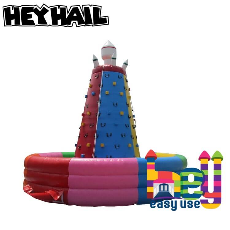 commercial grade inflatable climbing wall games