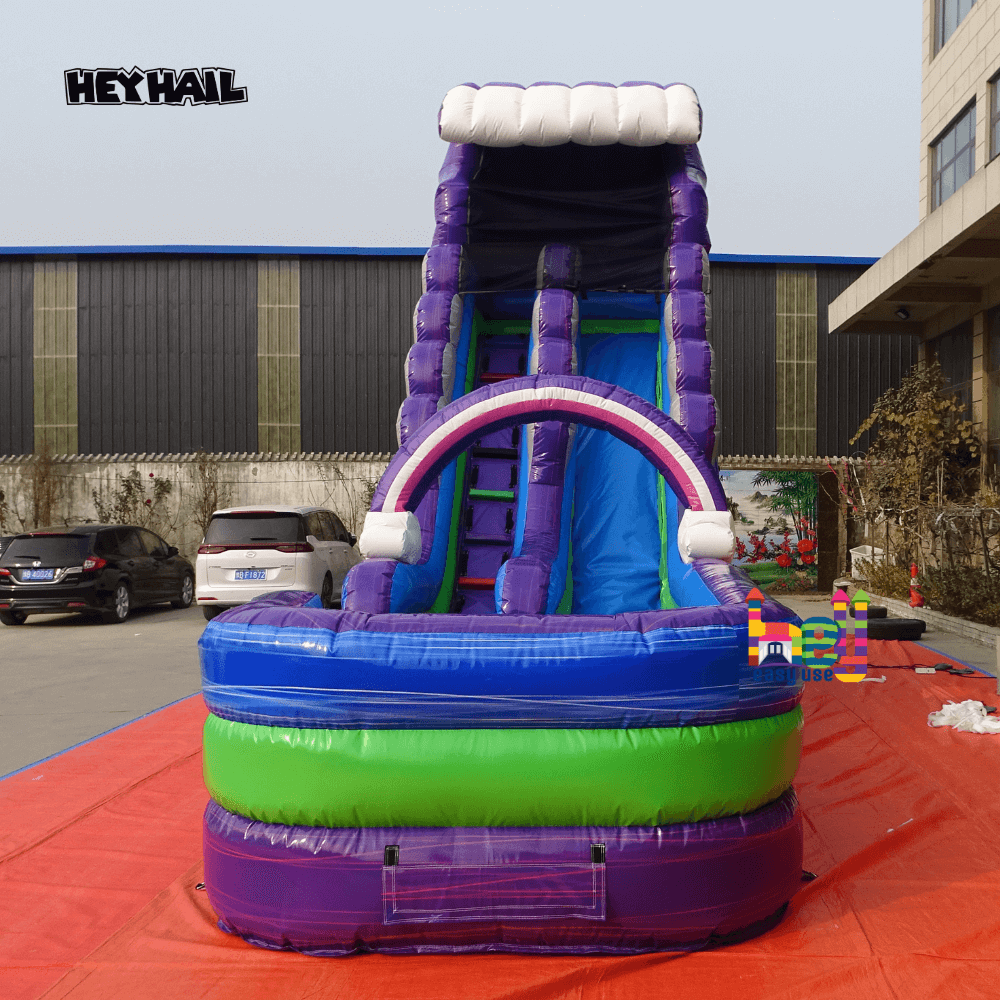 holiday theme waterpark PVC water slide