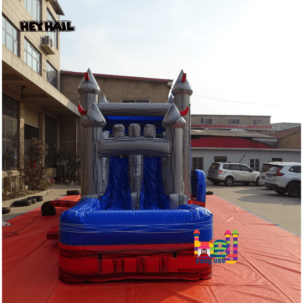 high quality PVC water slide slip and slide combo