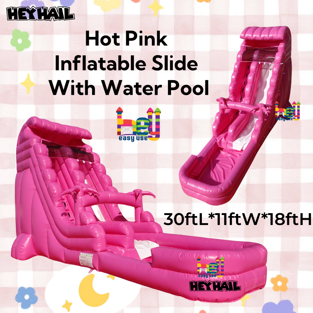 commercial grade bouncy house water slide