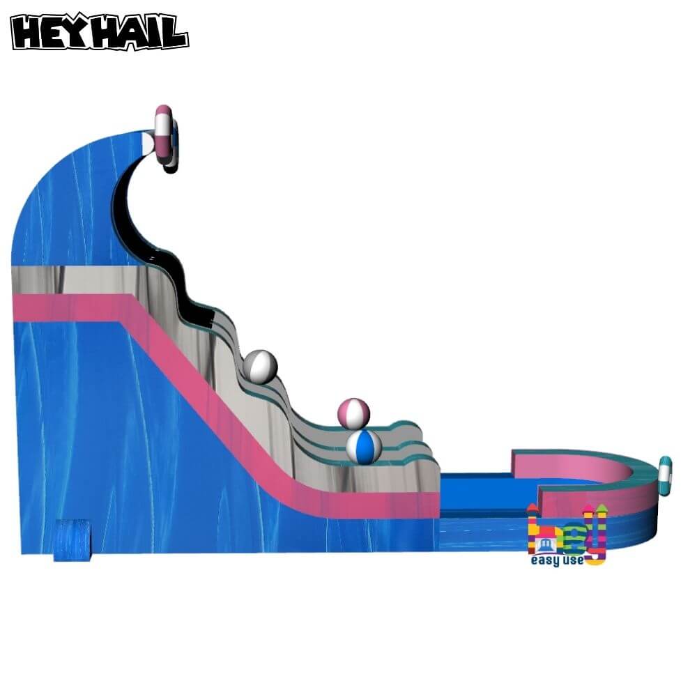 Commercial grade white inflatable slide for sale