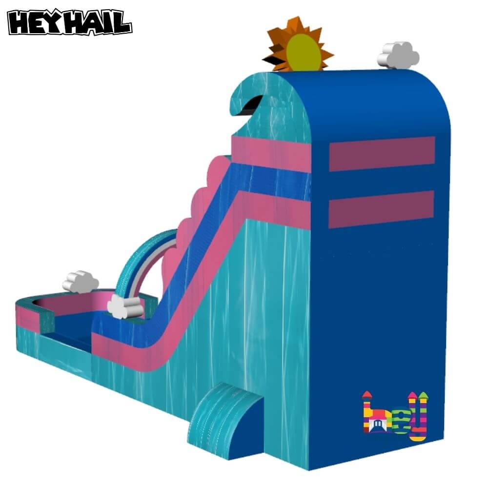 Commercial grader inflatable snake slide for sale