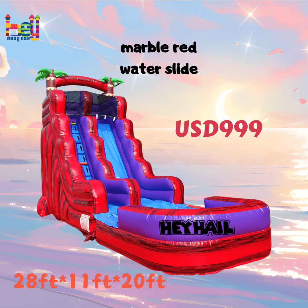 secure commercial inflatable slide for party