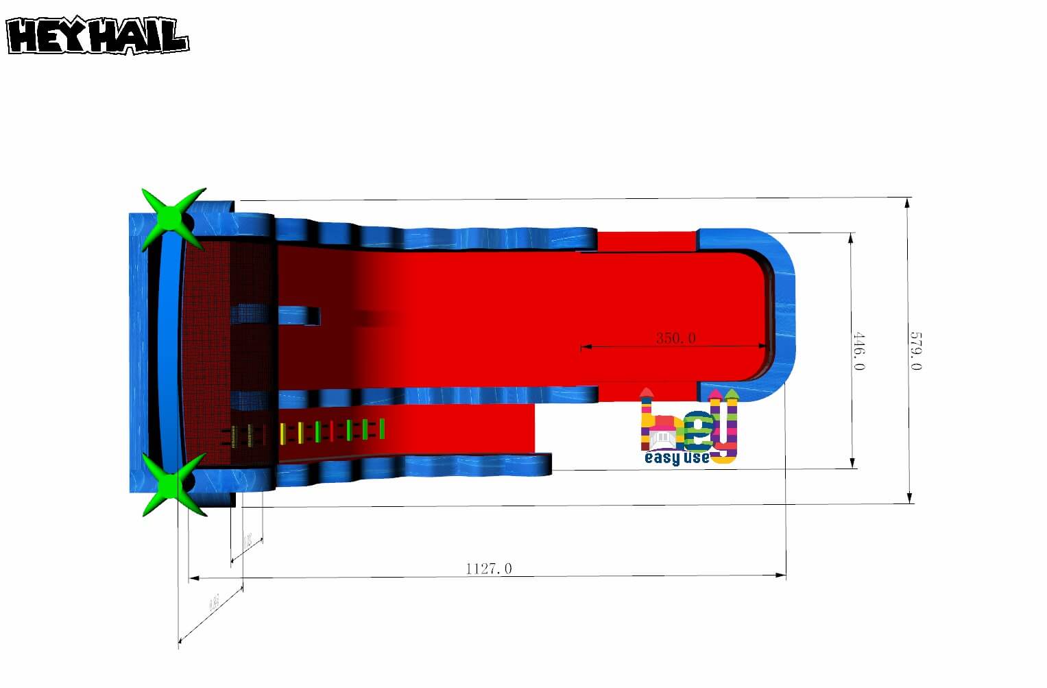 commercial grade inflatable slides paw patrol for sale