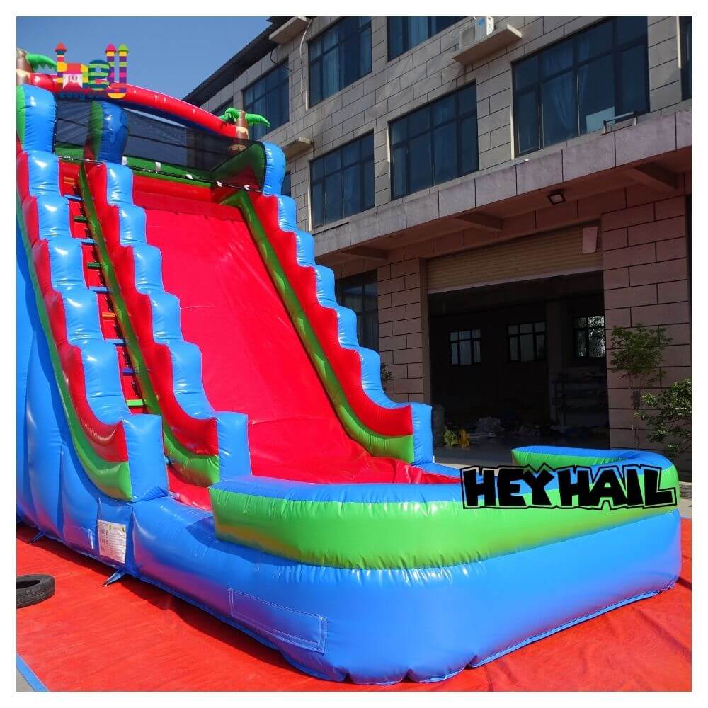 heavy duty water slide inflatable comercial for sale