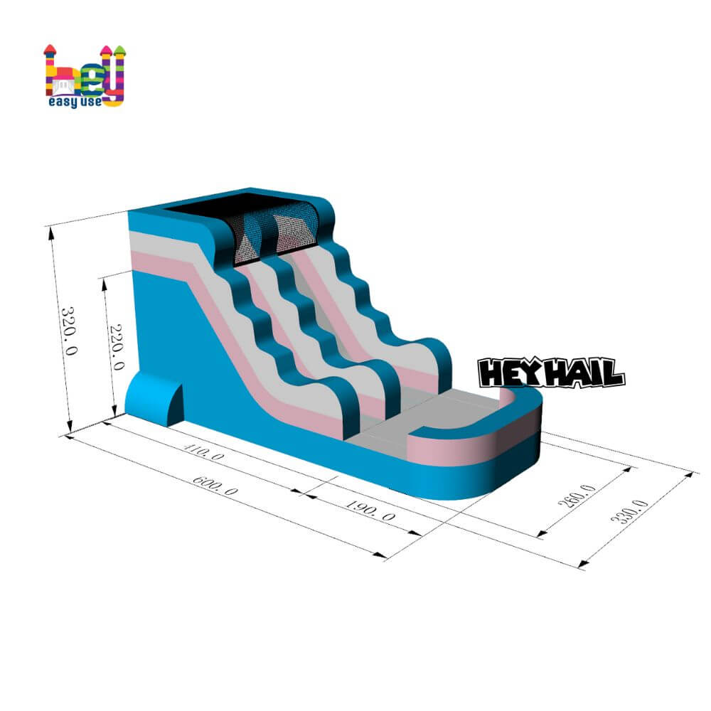 commercial grade high giant inflatable water slide for sale