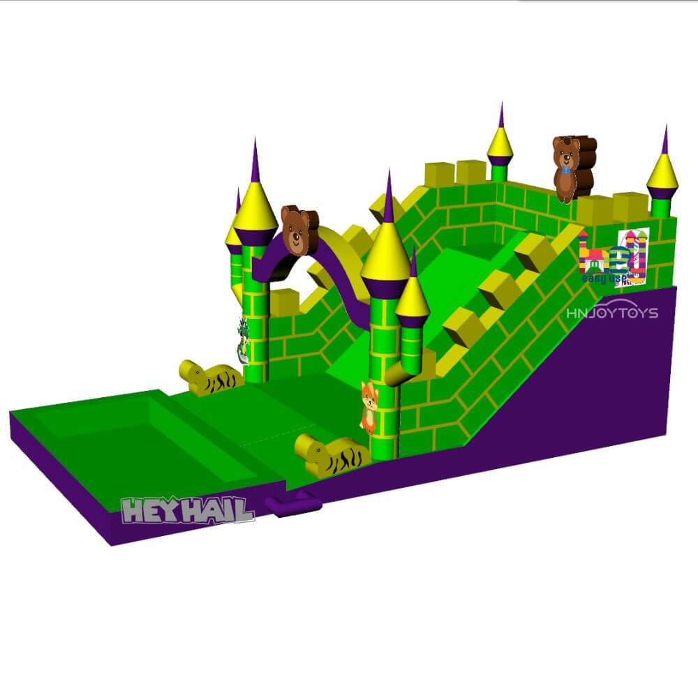 commercial grade big inflatable water slide for sale