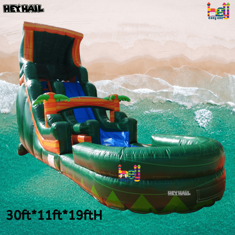 commercial water slide to be used at beach for fun