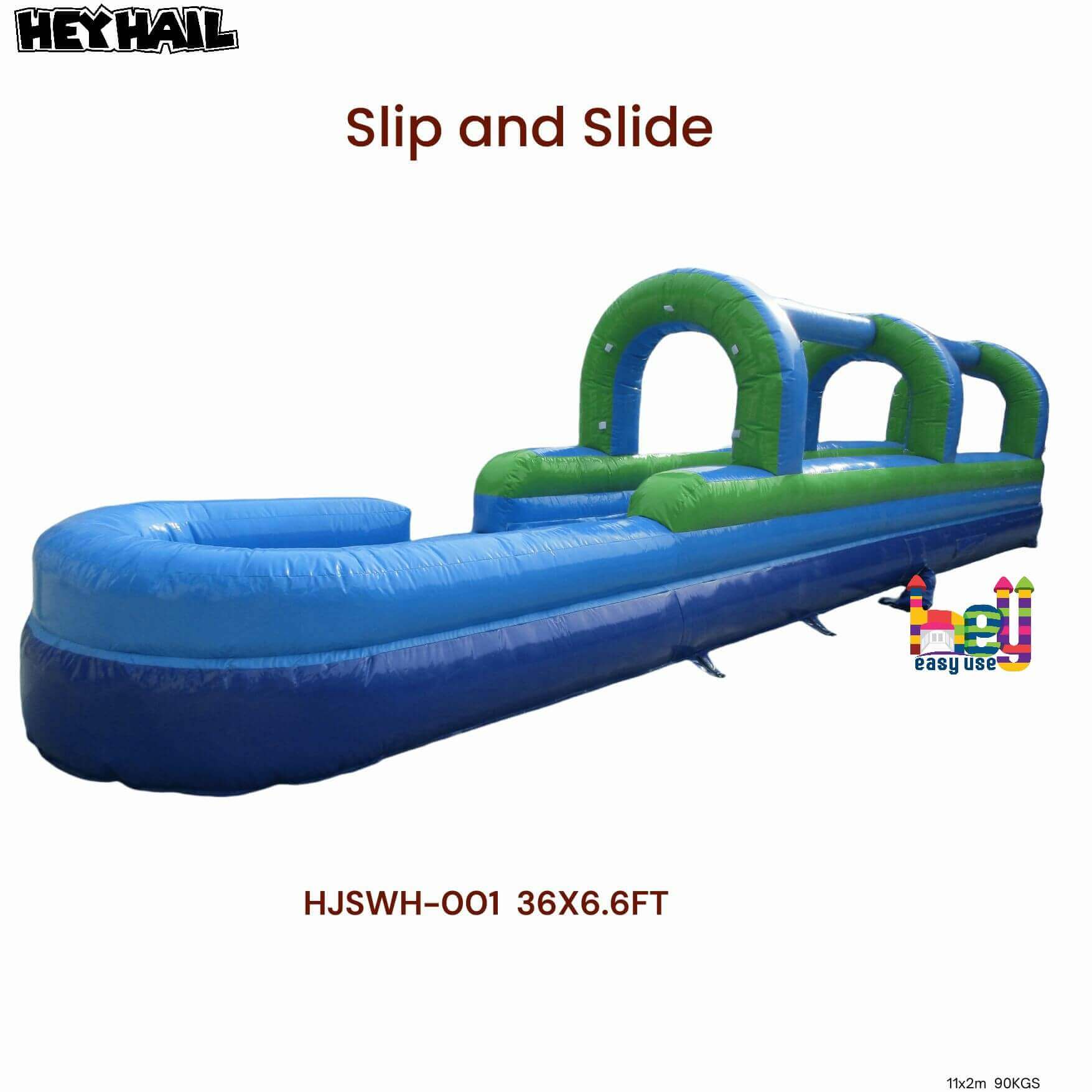  Commercial grade slip& slide with pool for sale