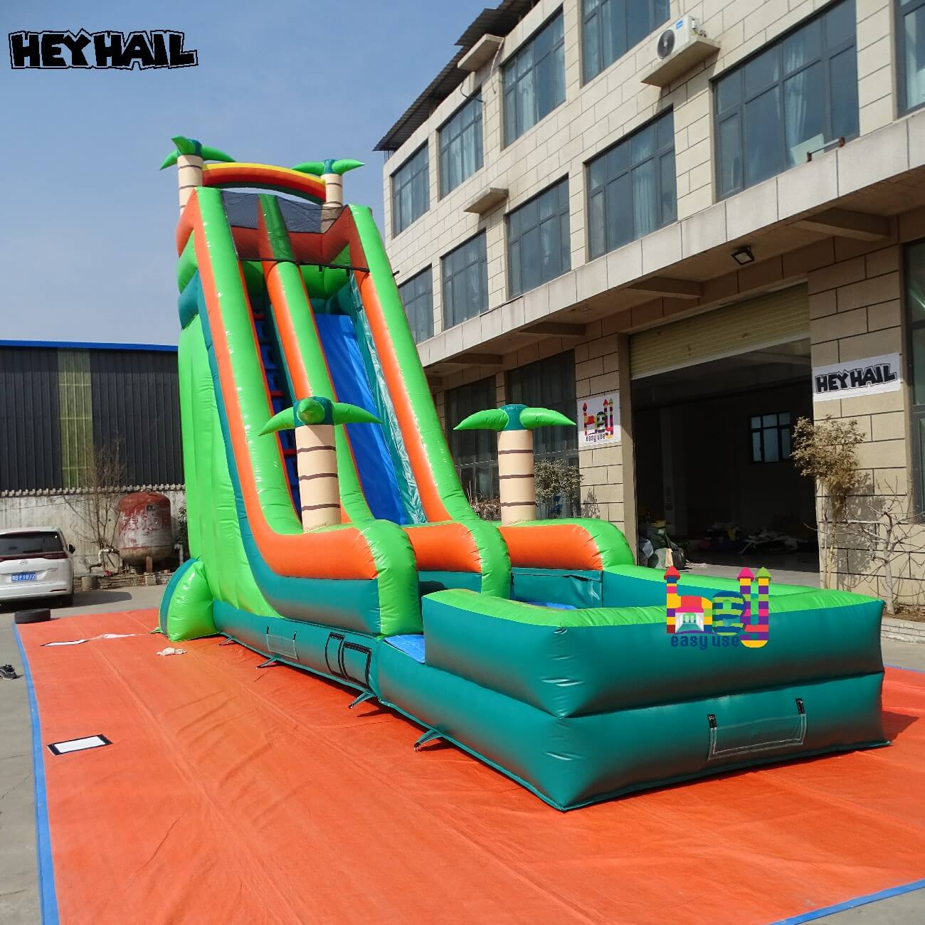 holiday theme beach inflatable slides