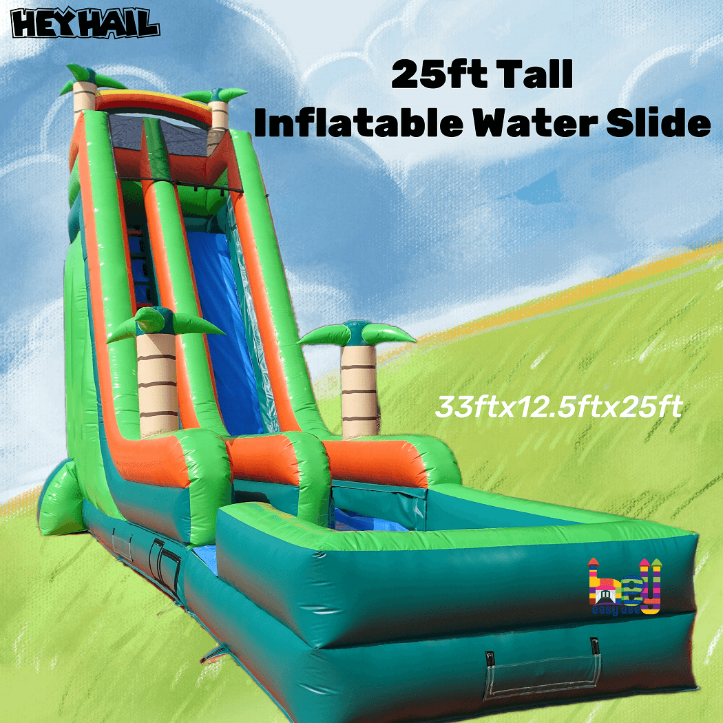 holiday theme beach inflatable slides