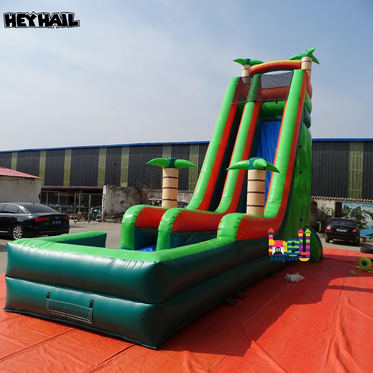 holiday theme beach inflatable slides