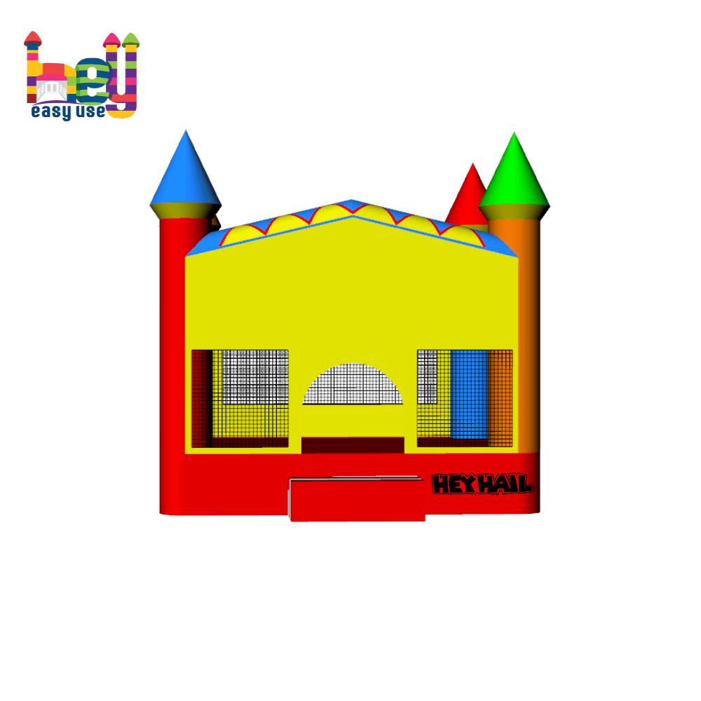 commercial grade small rainbow inflatable bounce house for sale