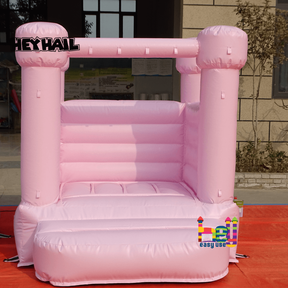 commercial grade inflatable pink castle for sale