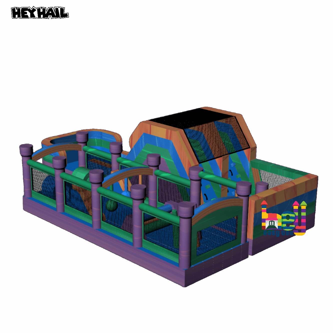 commercial grade obstacle course jump house for sale