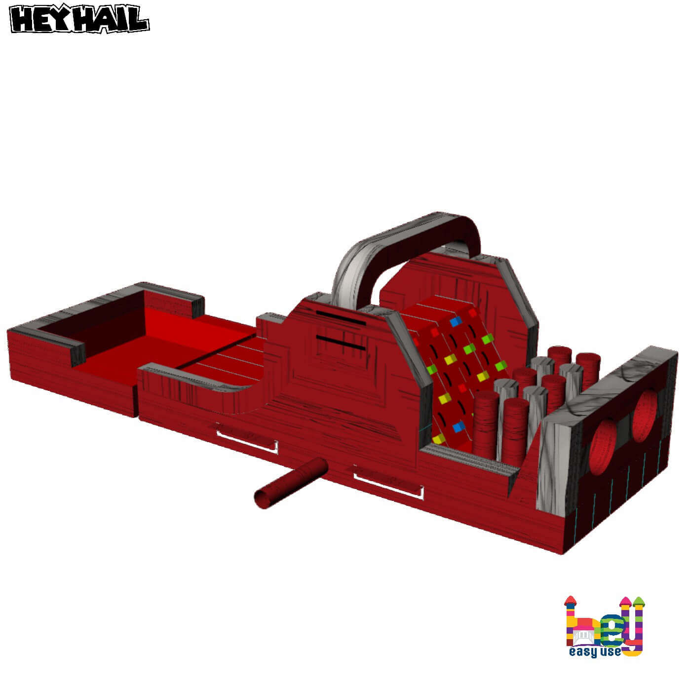 commercial garde obstacle course inflatable for sale