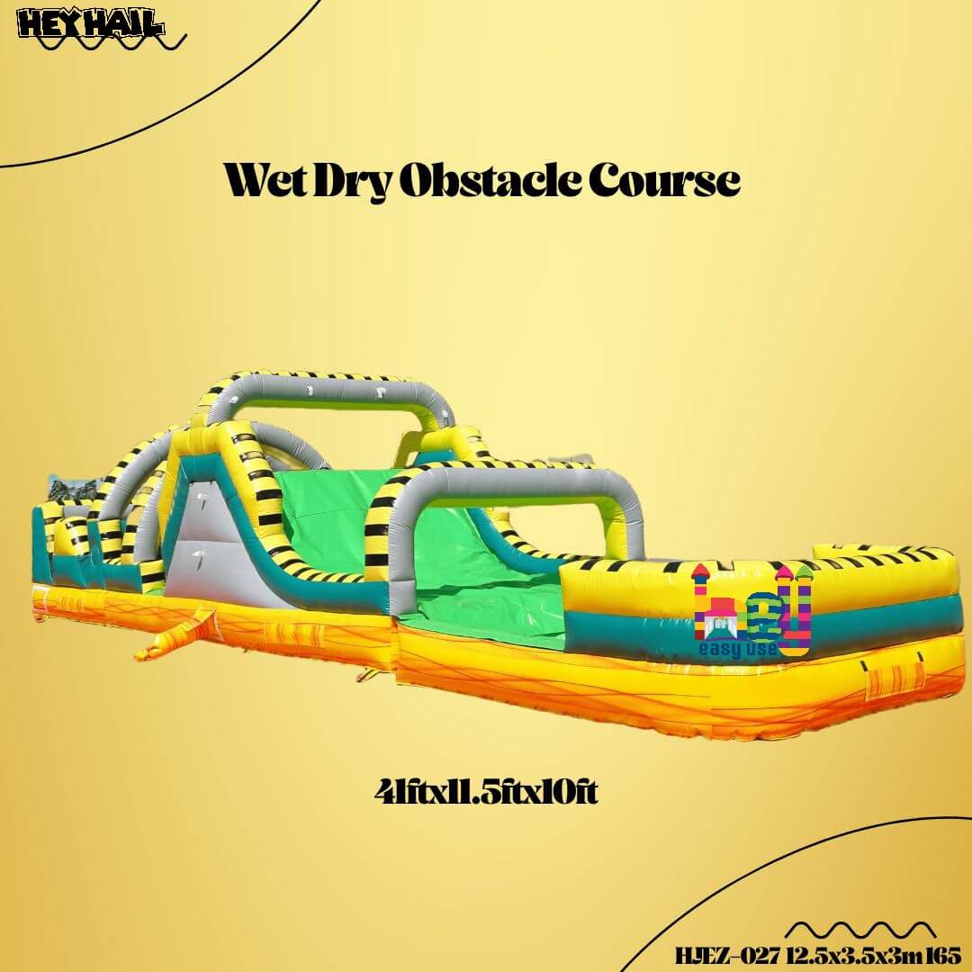 commercial grade blow up obstacle course for sale