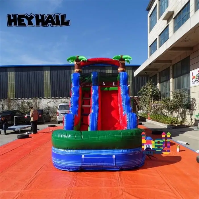 Marble Color Commercial Inflatable PVC Water Slides Prices 