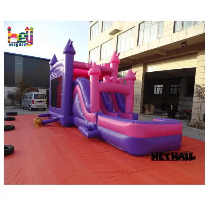 Princess Combo Bounce House Slide