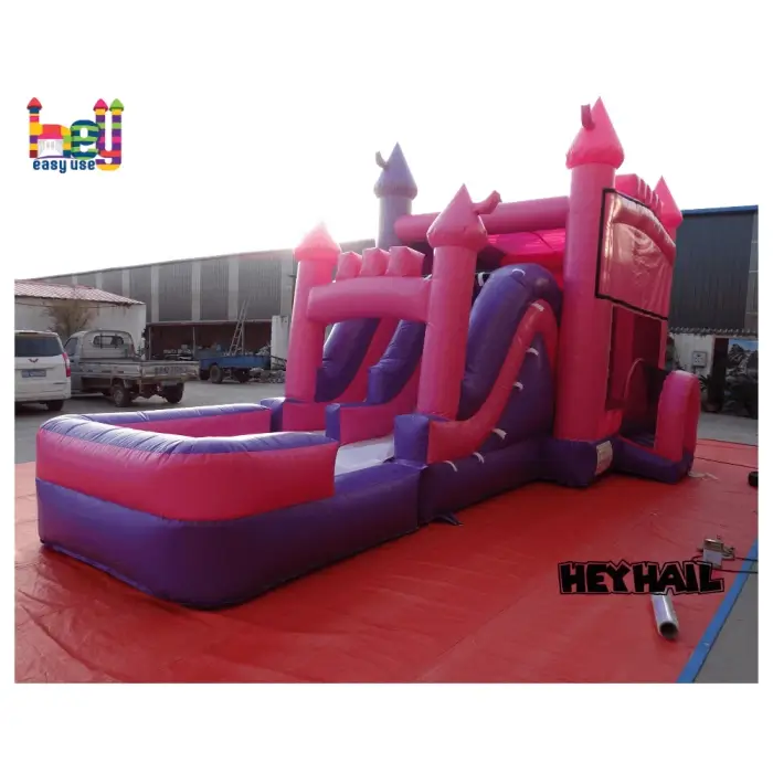 Princess Combo Bounce House Slide