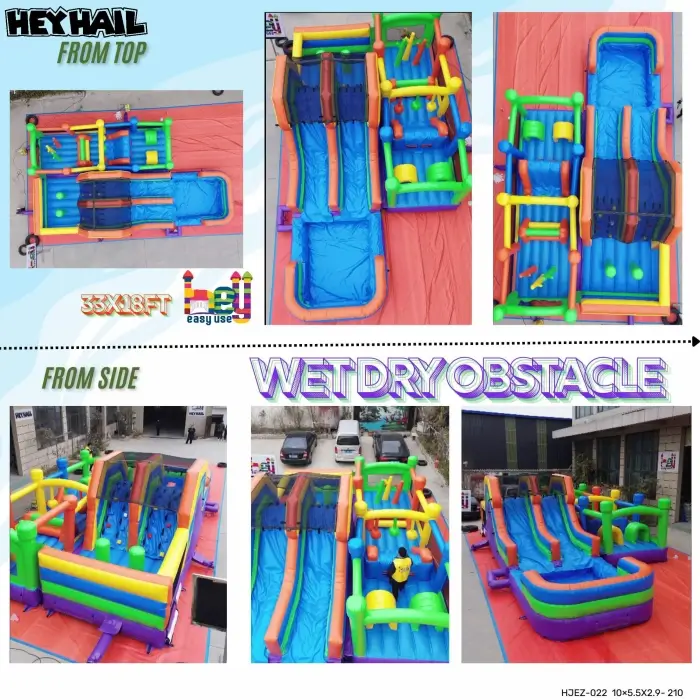commercial grade inflatable obstacle course for sale