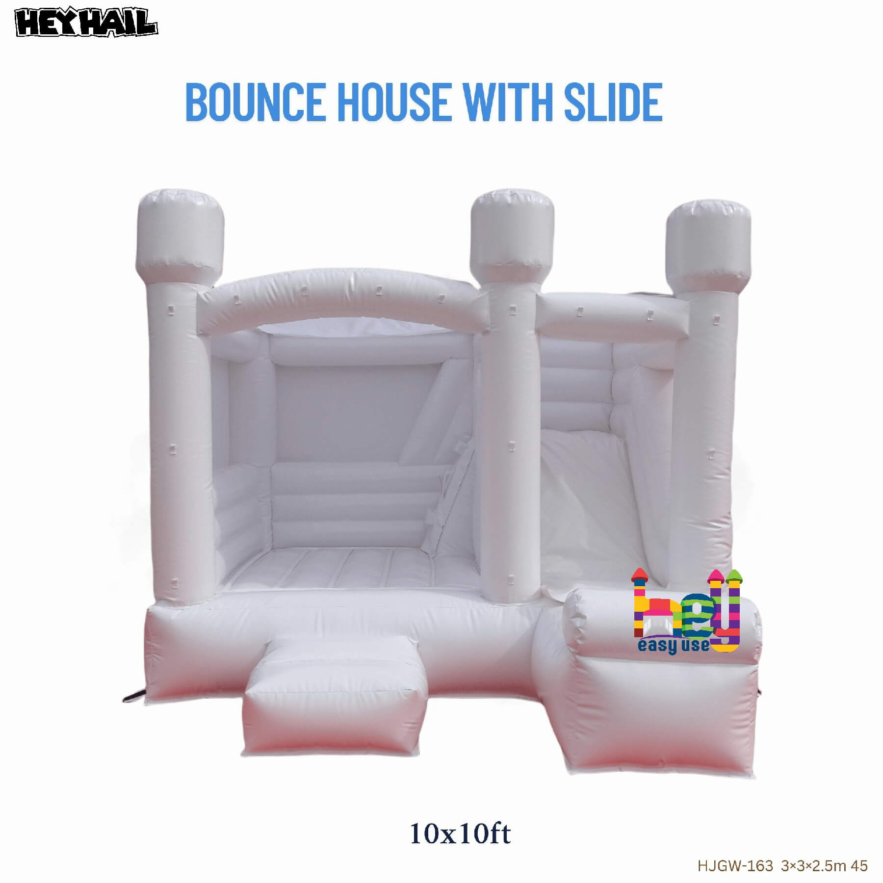 bouncy castle white