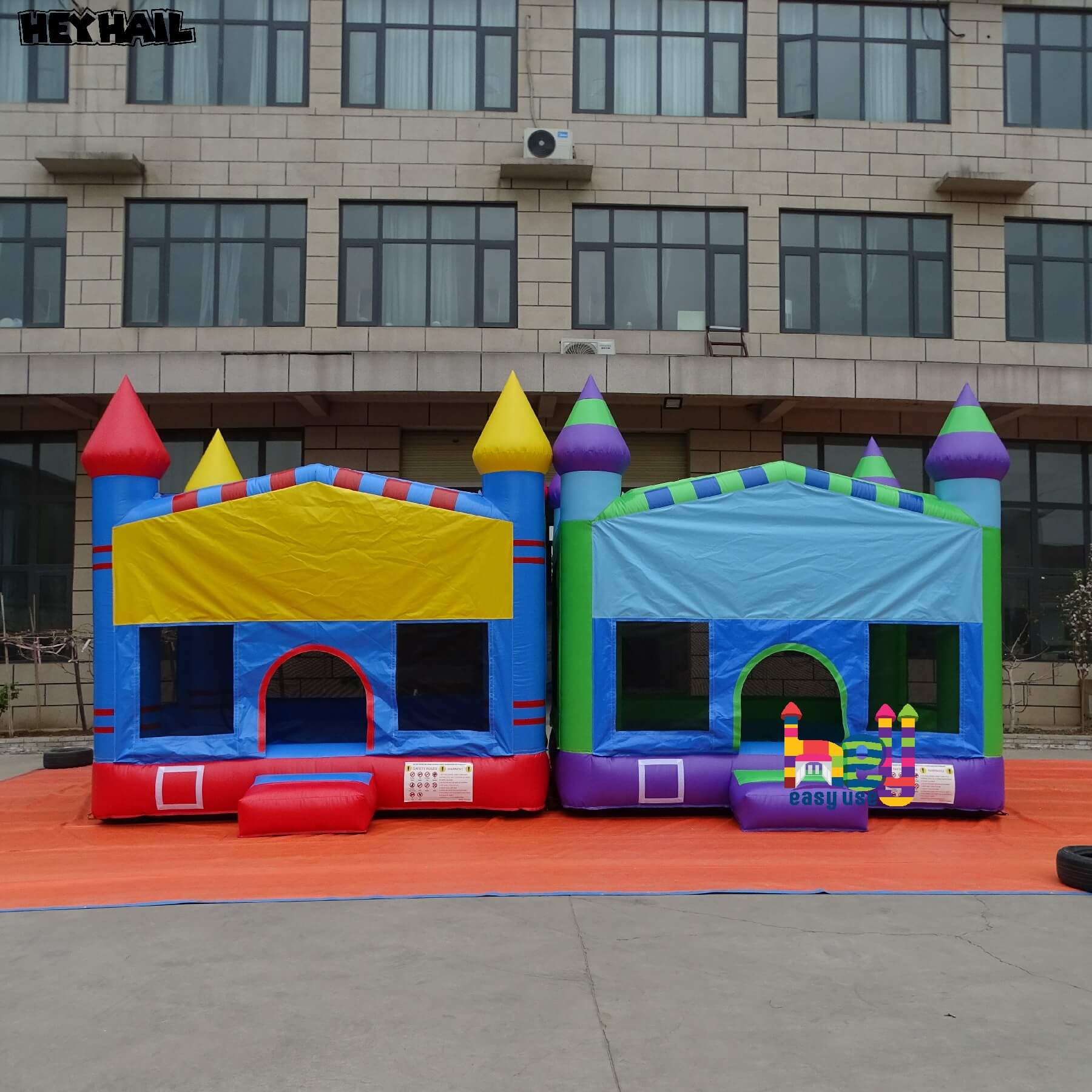 commercial grade inflatable jumping castle houce cake for sale