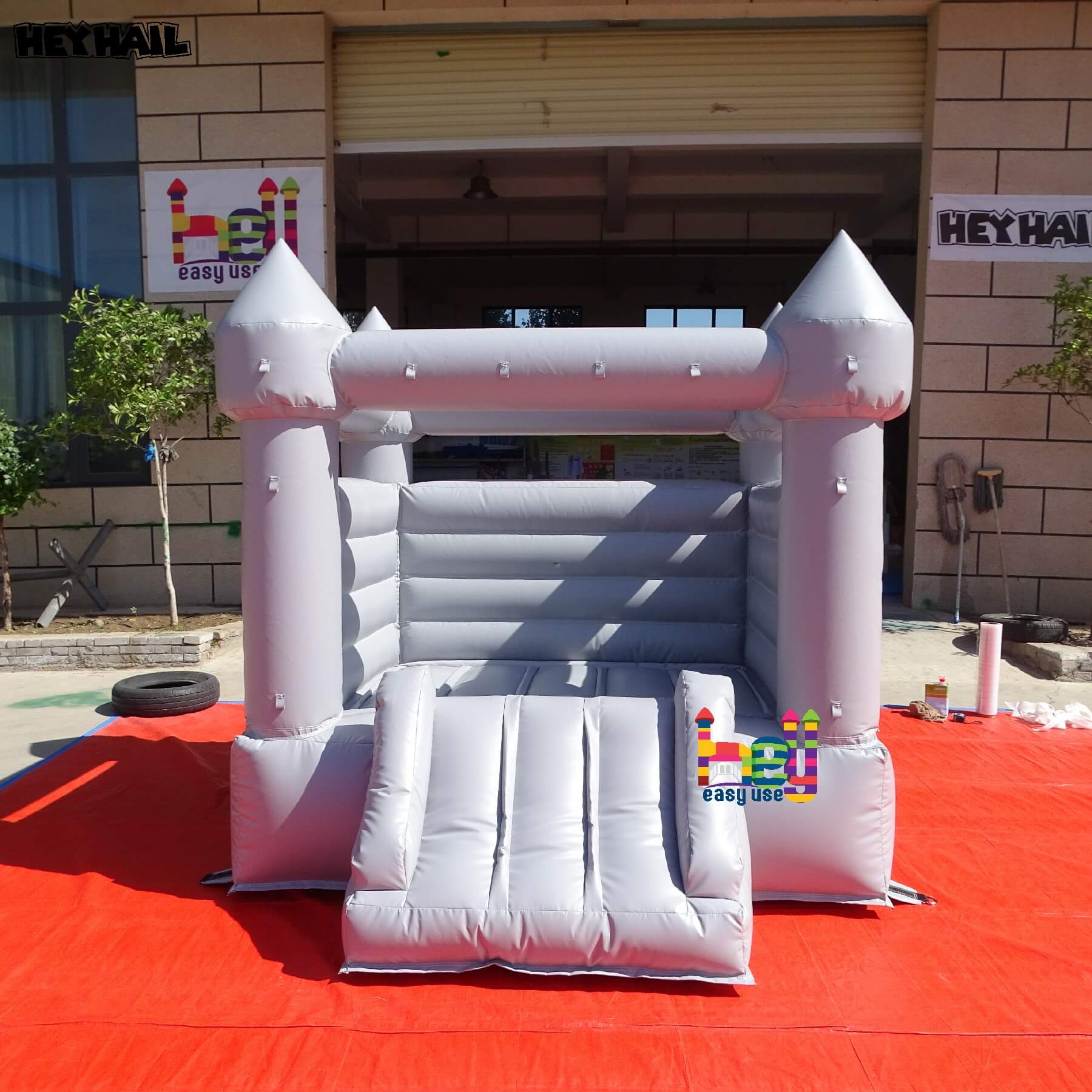 high pvc bounce house inflatable slide